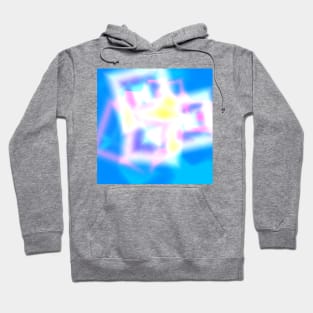 blue white pink yellow abstract texture Hoodie